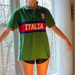Italia collard shirt